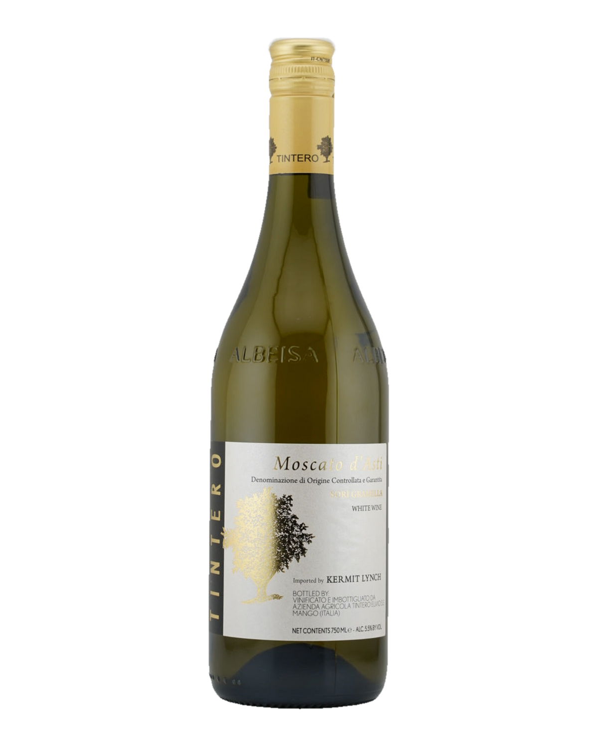 Bottle of Elvio Tintero Moscato d’Asti “Sorì Gramella”, Moscato d’Asti DOCG, Piedmont, Italy 2024