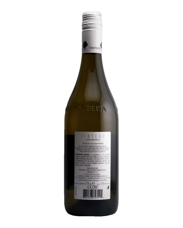 Bottle of Elvio Tintero Vino Bianco, Piemonte IGT, Italy 2024