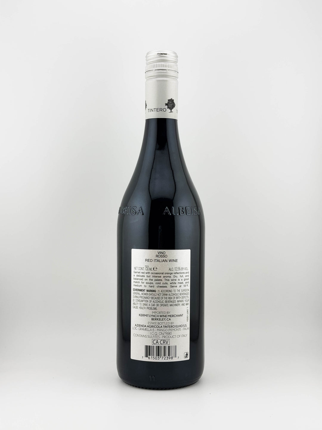 Elvio Tintero Vino Rosso, Piedmont, Italy NV (2024)