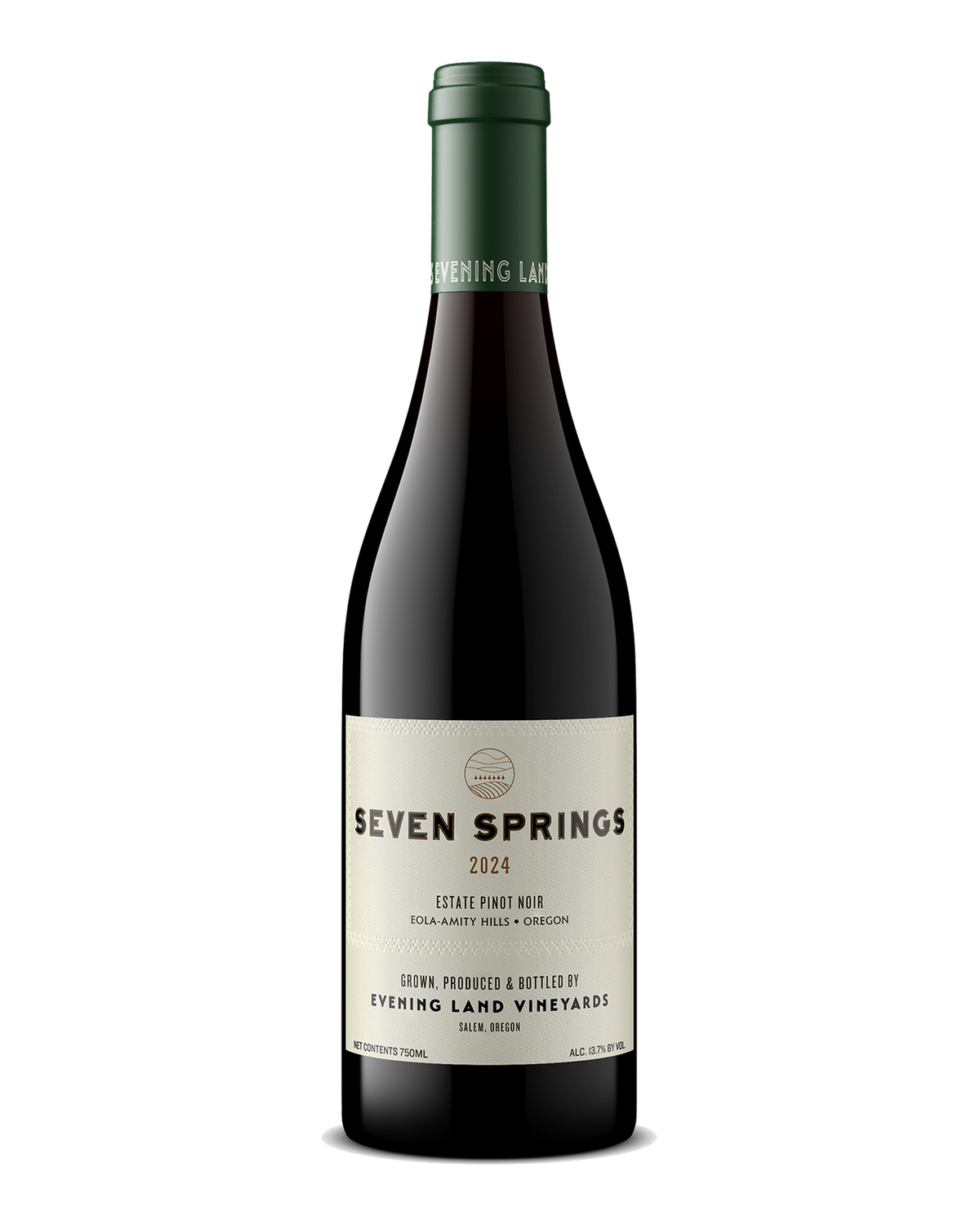 Bottle of Evening Land Vineyards Pinot Noir 'Seven Springs', Eola-Amity Hills, Oregon 2023