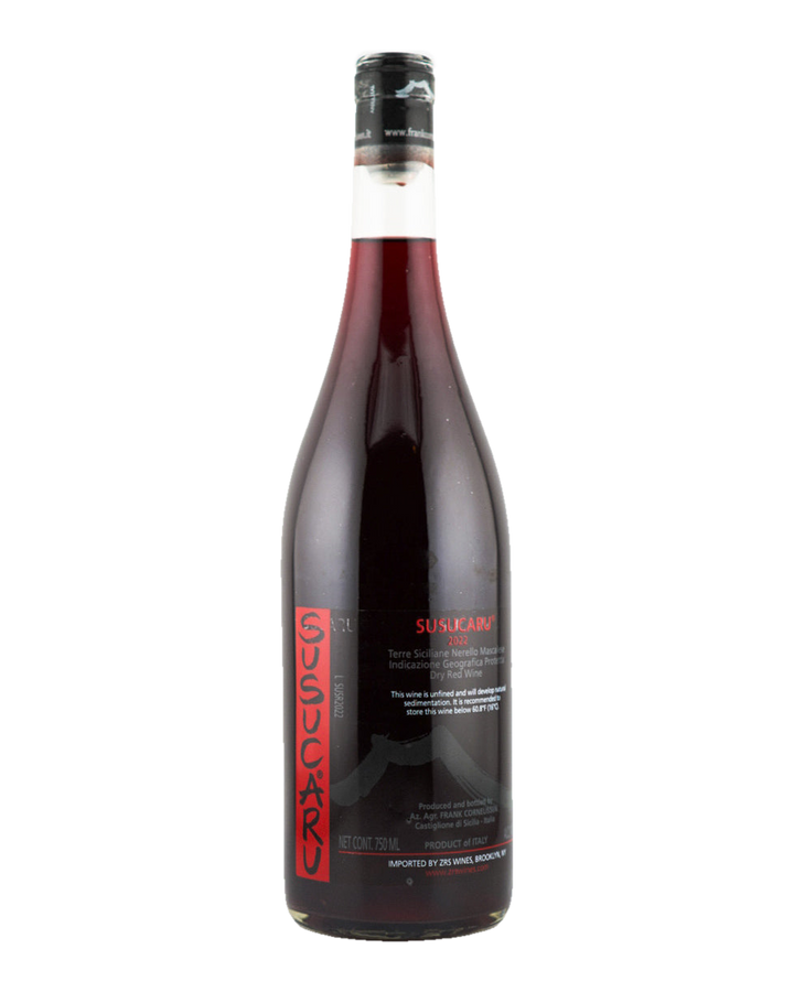 Bottle of Frank Cornelissen "Susucaru", Terre Siciliane Rosso 2022