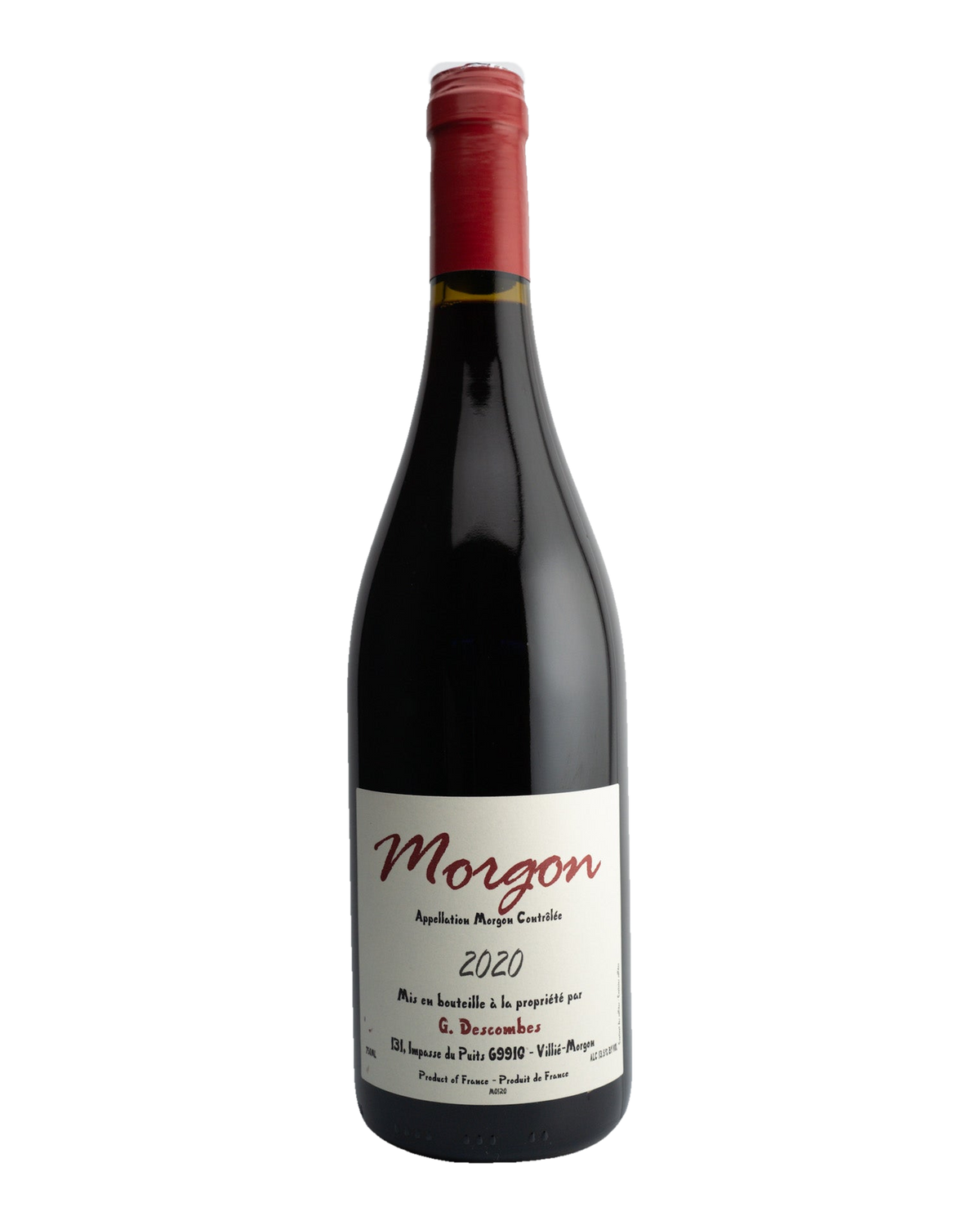 Bottle of Georges Descombes Morgon, Beaujolais, France 2020