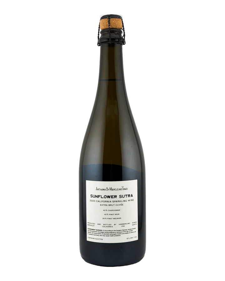 Bottle of Hammerling Wines "Sunflower Sutra" Extra Brut Sparkling Wine, California 2023