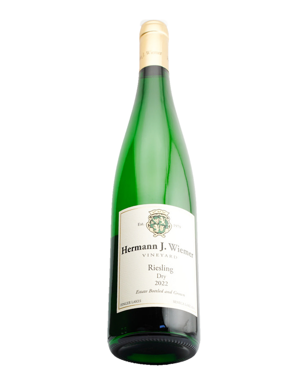 Bottle of Hermann J. Wiemer Dry Riesling, Seneca Lake AVA, New York 2022