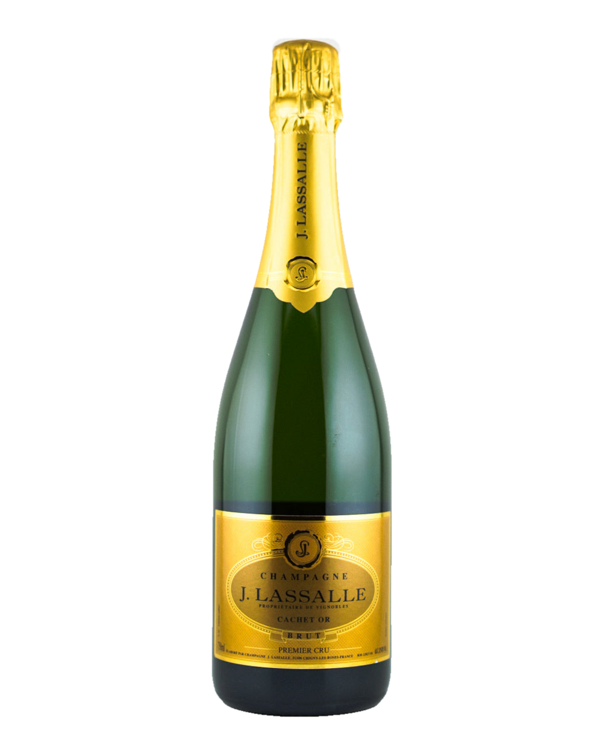 Bottle of J. Lassalle "Cachet Or" 1er Cru Brut Champagne NV, Champagne, France