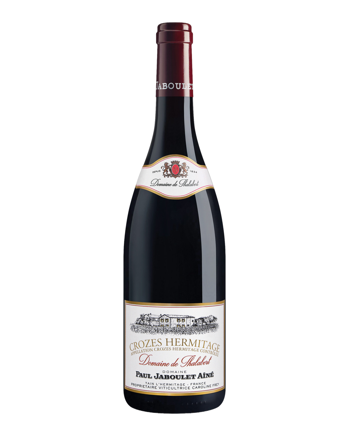 Bottle of Paul Jaboulet Aîné 'Domaine de Thalabert' Crozes-Hermitage, Rhône Valley, France 2021