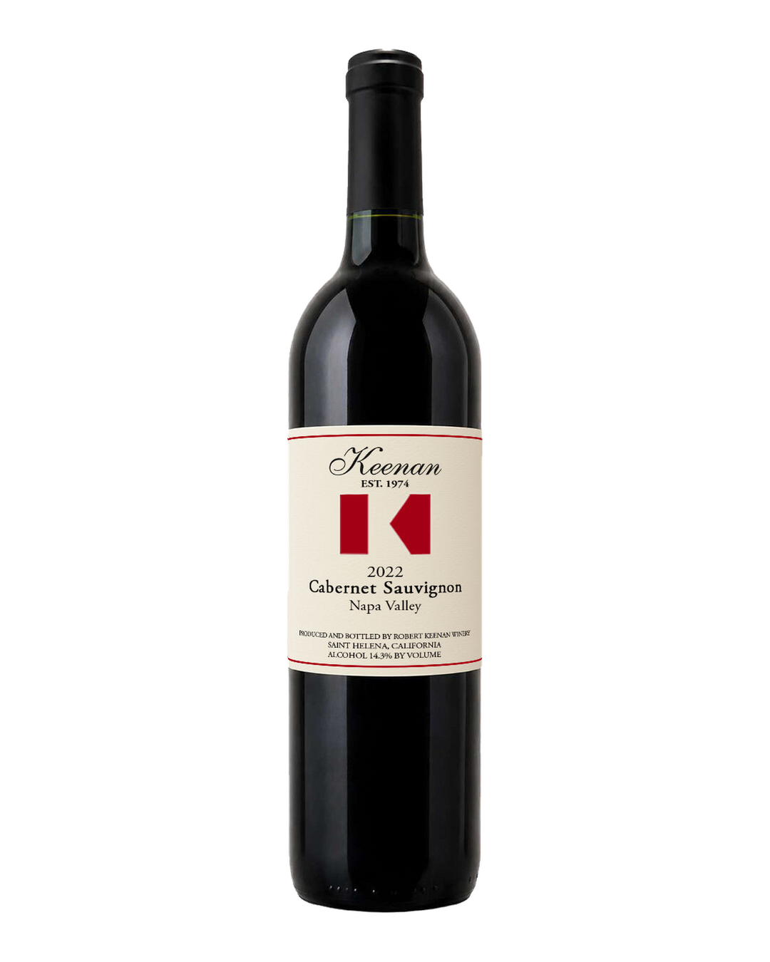 Keenan Winery Cabernet Sauvignon, Napa Valley, California 2022 bottle shot