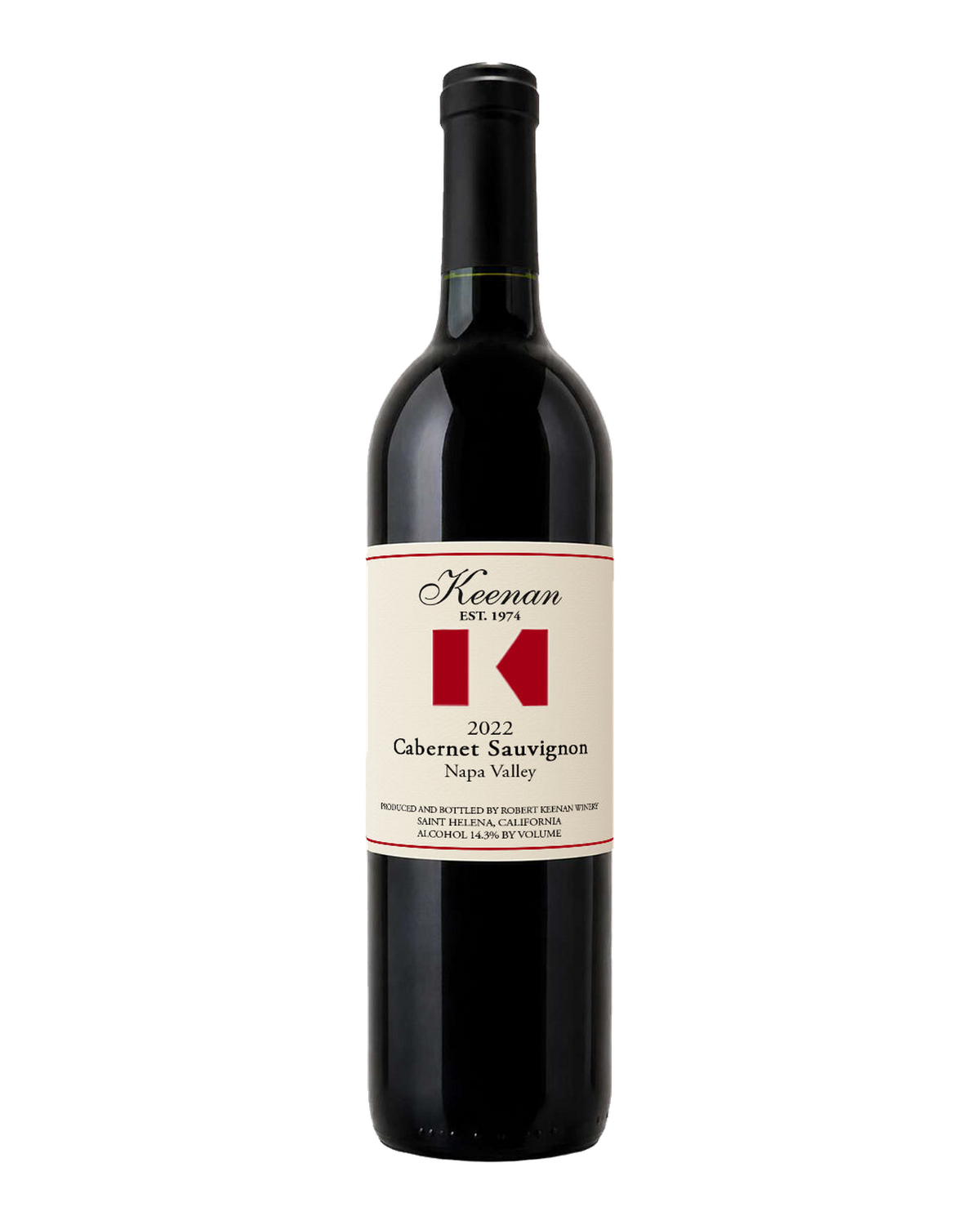 Keenan Winery Cabernet Sauvignon, Napa Valley, California 2022 bottle shot