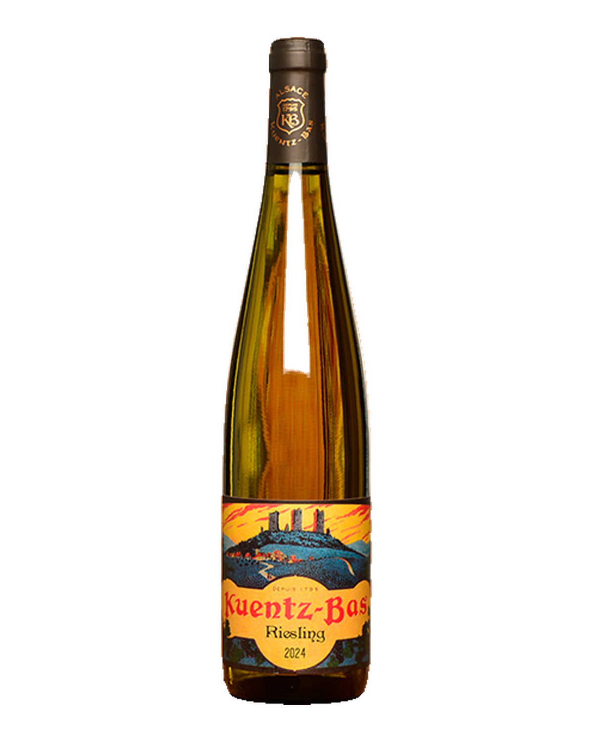 Bottle of Kuentz-Bas Riesling, Alsace, France 2024
