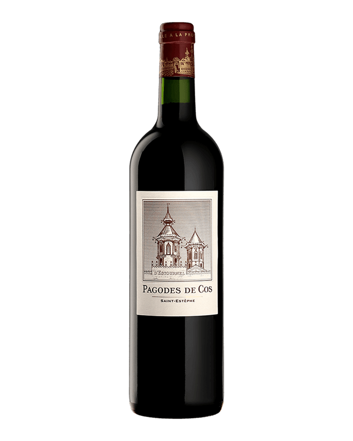 Bottle of Les Pagodes de Cos Saint-Estèphe, Bordeaux, France 2019
