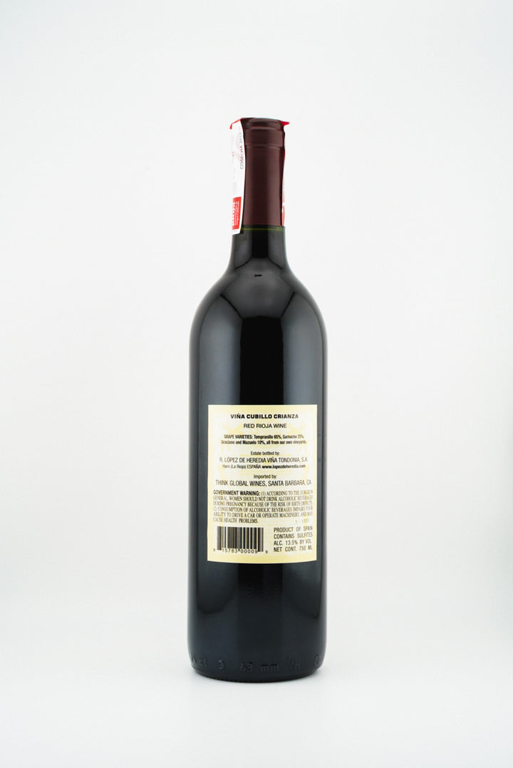 López de Heredia 'Viña Cubillo' Crianza, Rioja, Spain 2017