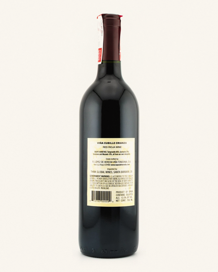 Bottle of López de Heredia &