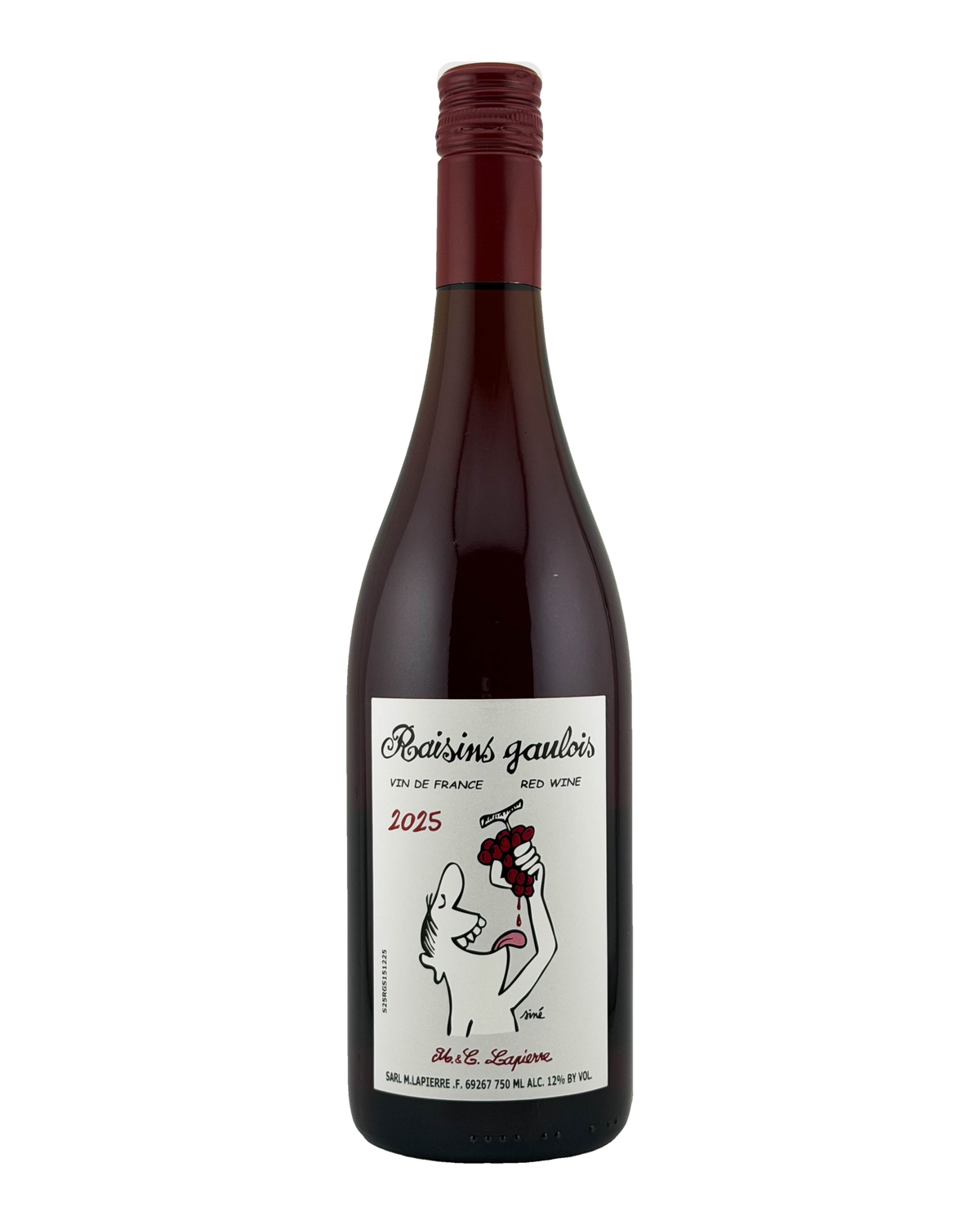 Bottle of Domaine Lapierre "Raisins Gaulois", Vin de France Rouge 2025
