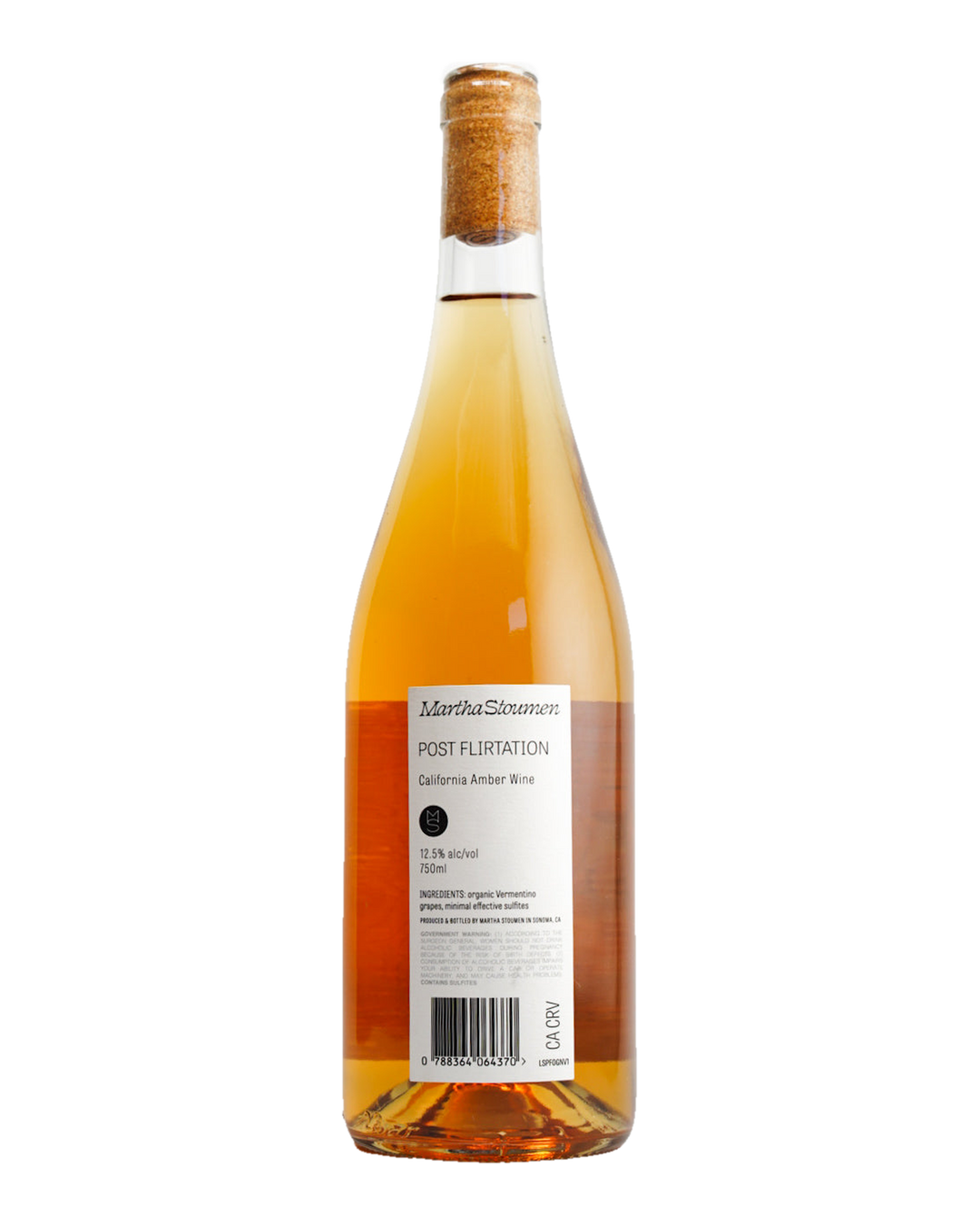 Bottle of Martha Stoumen Post Flirtation Orange, California, Non Vintage