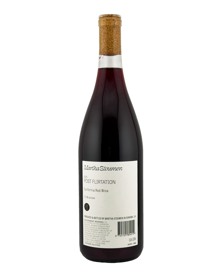 Bottle of Martha Stoumen Post Flirtation Red, California, 2023