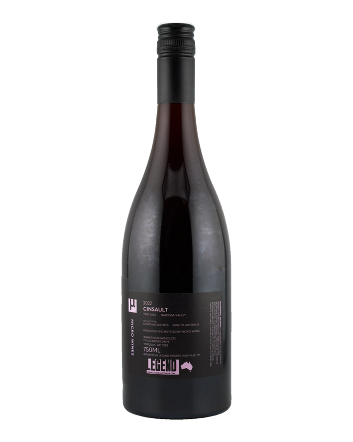 Bottle of Micro Wines Vine Vale Cinsault, Barossa Valley, Australia 2022