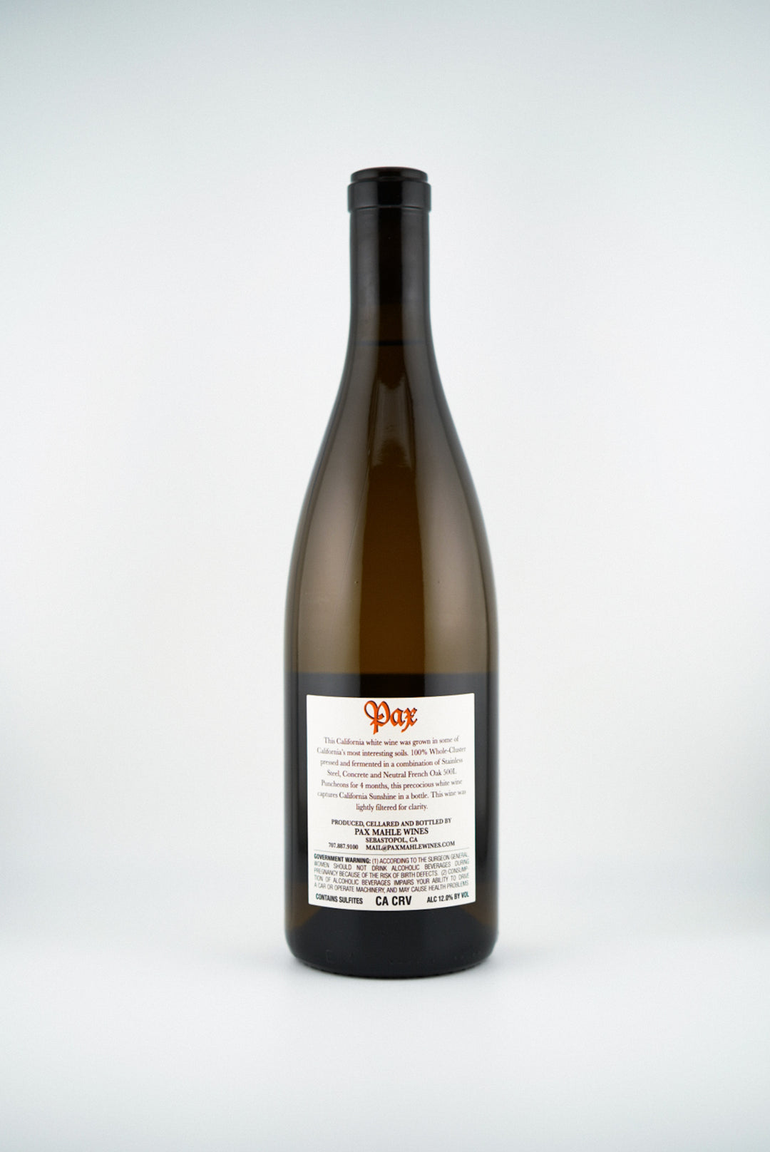 Pax Wines "Helios" Chenin Blanc, California 2023