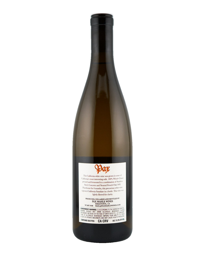 Bottle of Pax Wines "Helios" Chenin Blanc, California 2023
