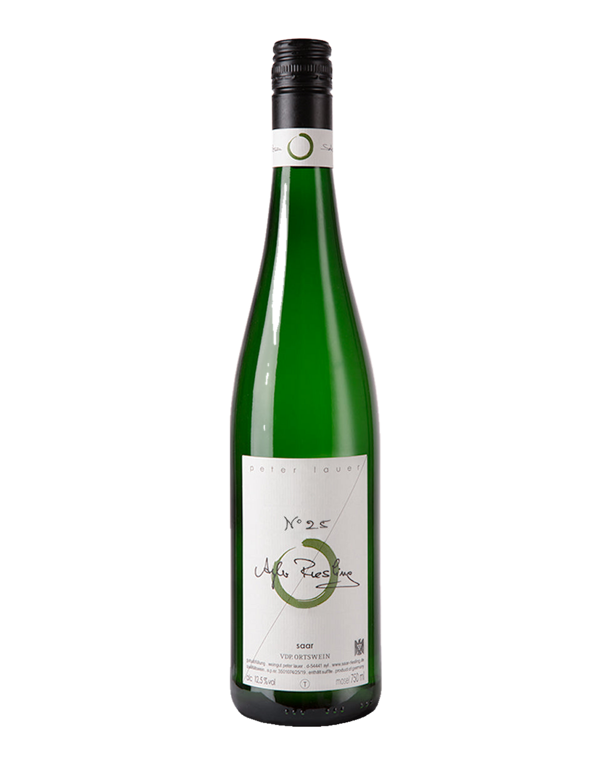 Bottle of Peter Lauer 'Ayler Fass 25' Riesling Trocken, Saar, Mosel, Germany 2024