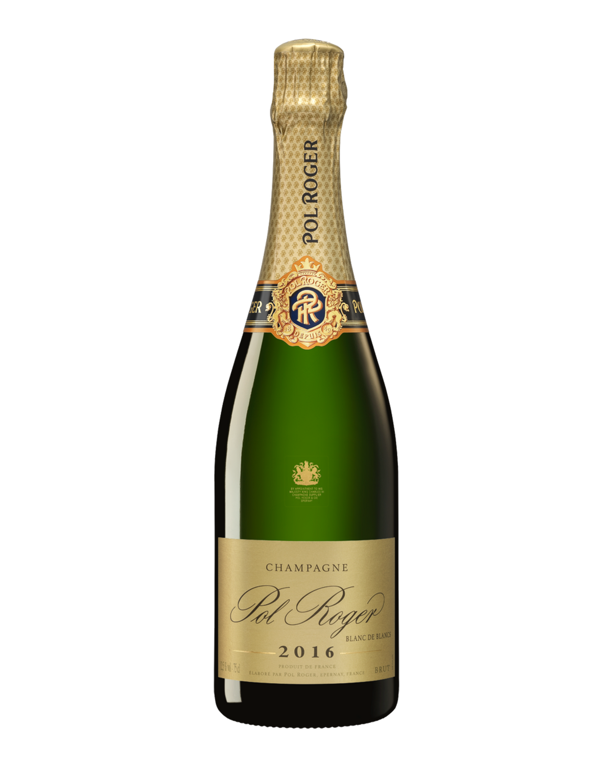 Bottle of Pol Roger Blanc de Blancs Brut, Champagne, France 2016