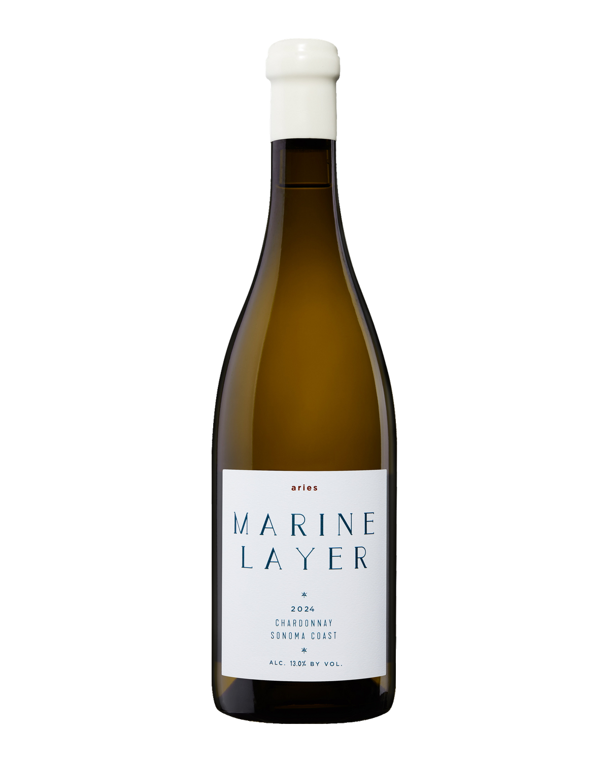 Bottle of Marine Layer 'Aries' Chardonnay, Sonoma Coast, California 2024