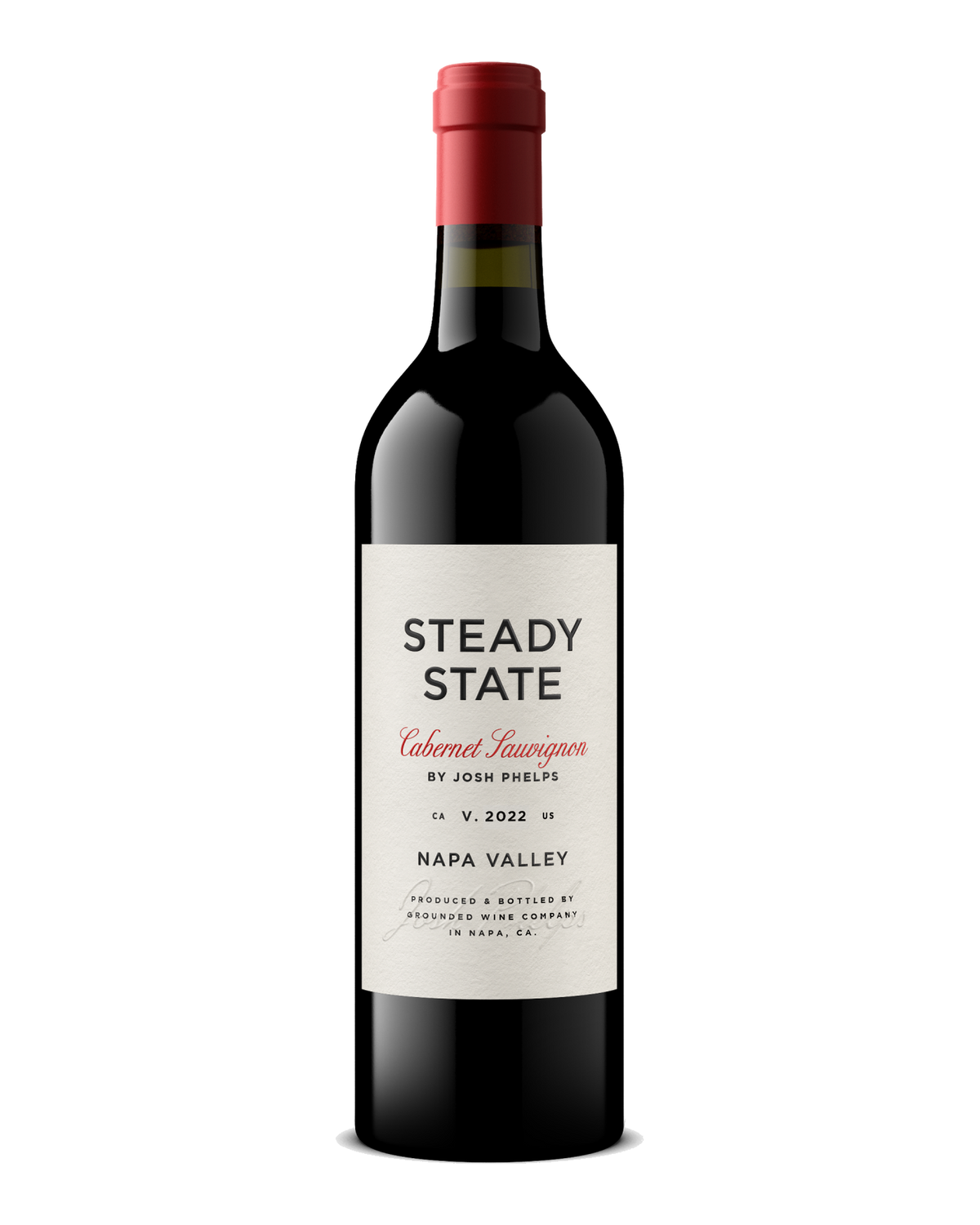 Bottle of Grounded Wine Co. 'Steady State' Cabernet Sauvignon, Napa Valley, California 2022