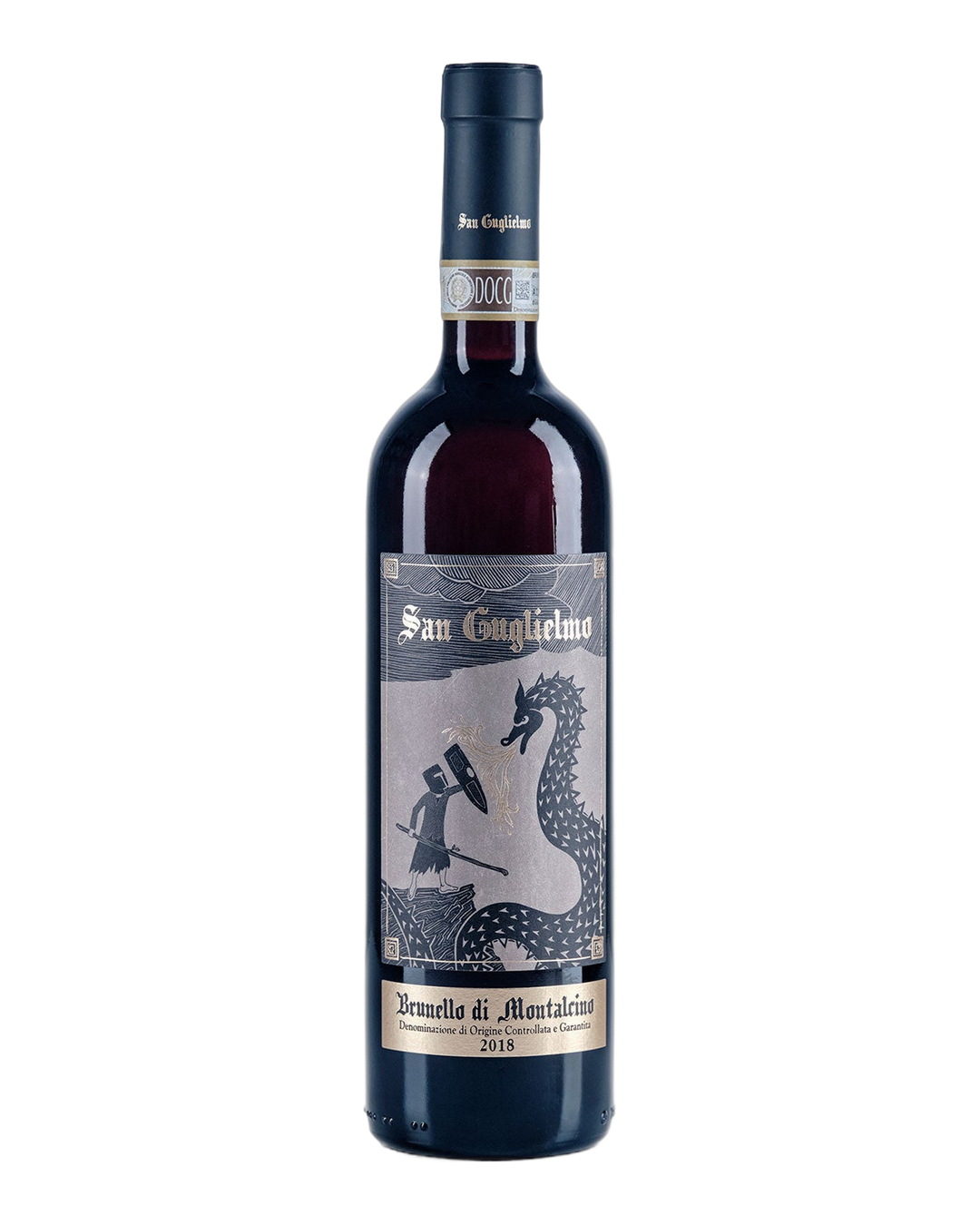 Bottle of San Guglielmo Brunello di Montalcino, Tuscany, Italy 2018