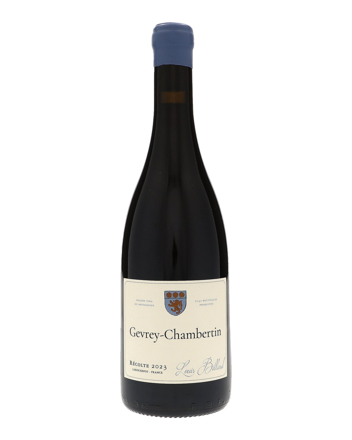Bottle of Louis Billard Gevrey-Chambertin, Burgundy, France 2023