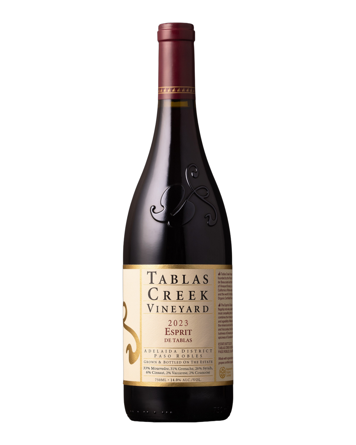 Bottle of Tablas Creek 'Esprit de Tablas' Adelaida District, Paso Robles, California 2023