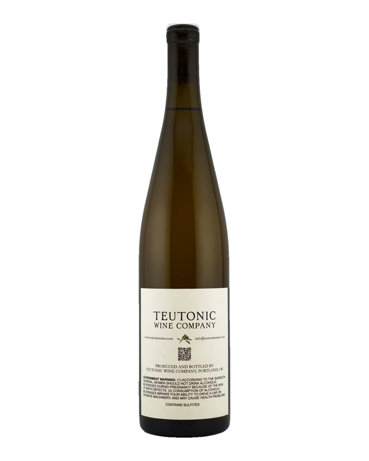 Bottle of Teutonic Pinot Gris, Crow Valley Vineyard, Willamette Valley, Oregon 2022