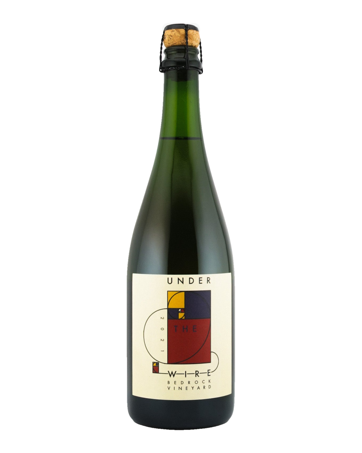 Bottle of Under the Wire, Bedrock Vineyard Old Vine Sparkling Zinfandel, Sonoma, California 2019