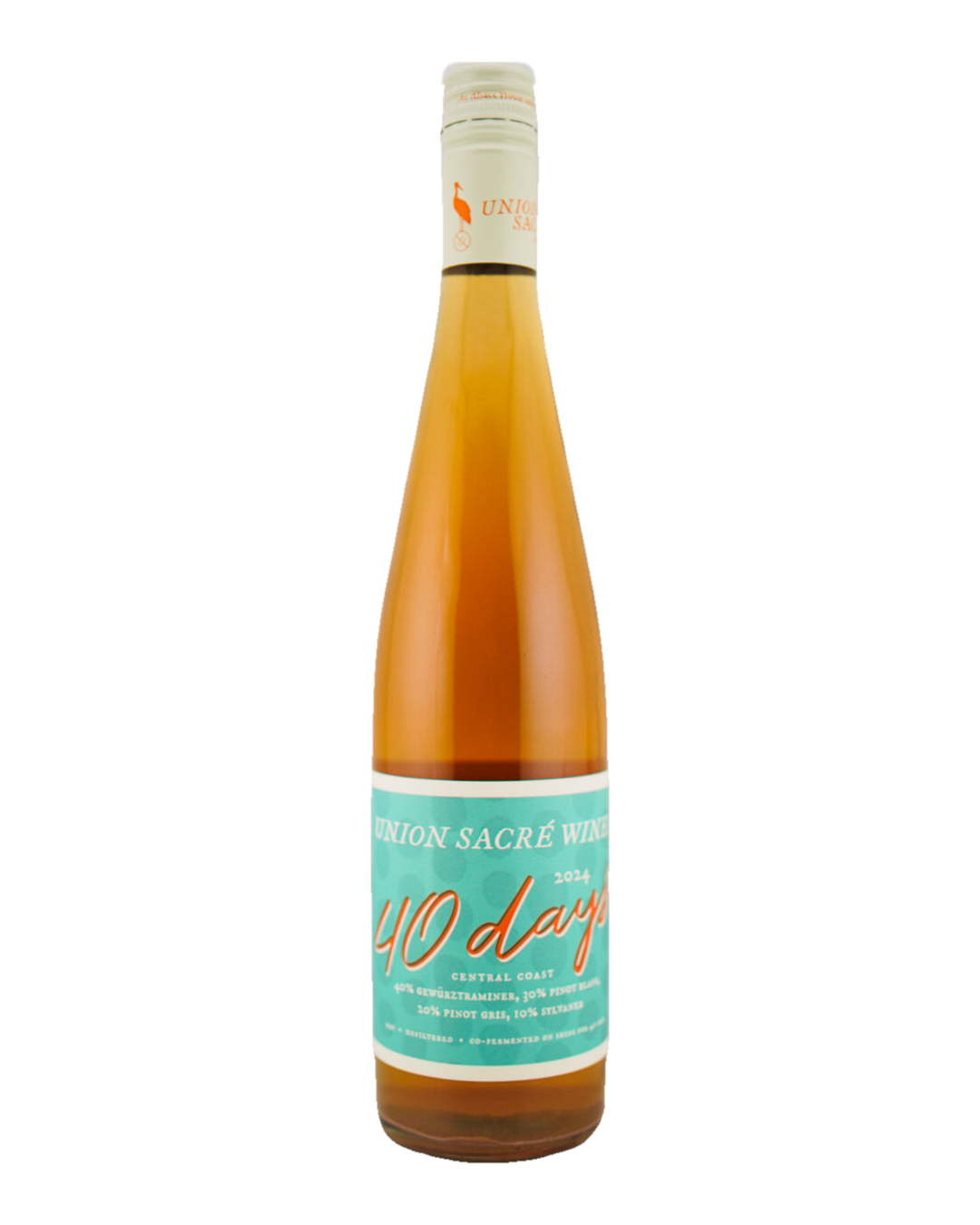 Bottle of Union Sacré "40 Days" Gewurztraminer, Central Coast, California 2024