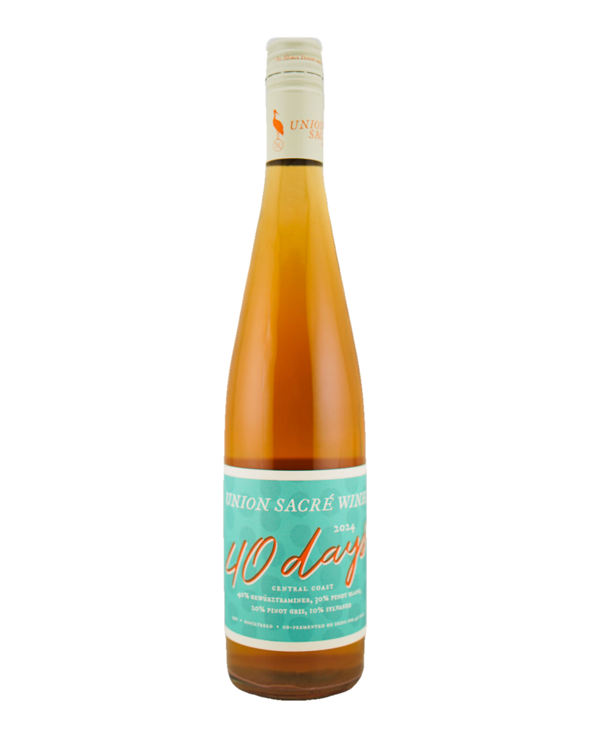 Bottle of Union Sacré "40 Days" Gewurztraminer, Central Coast, California 2024