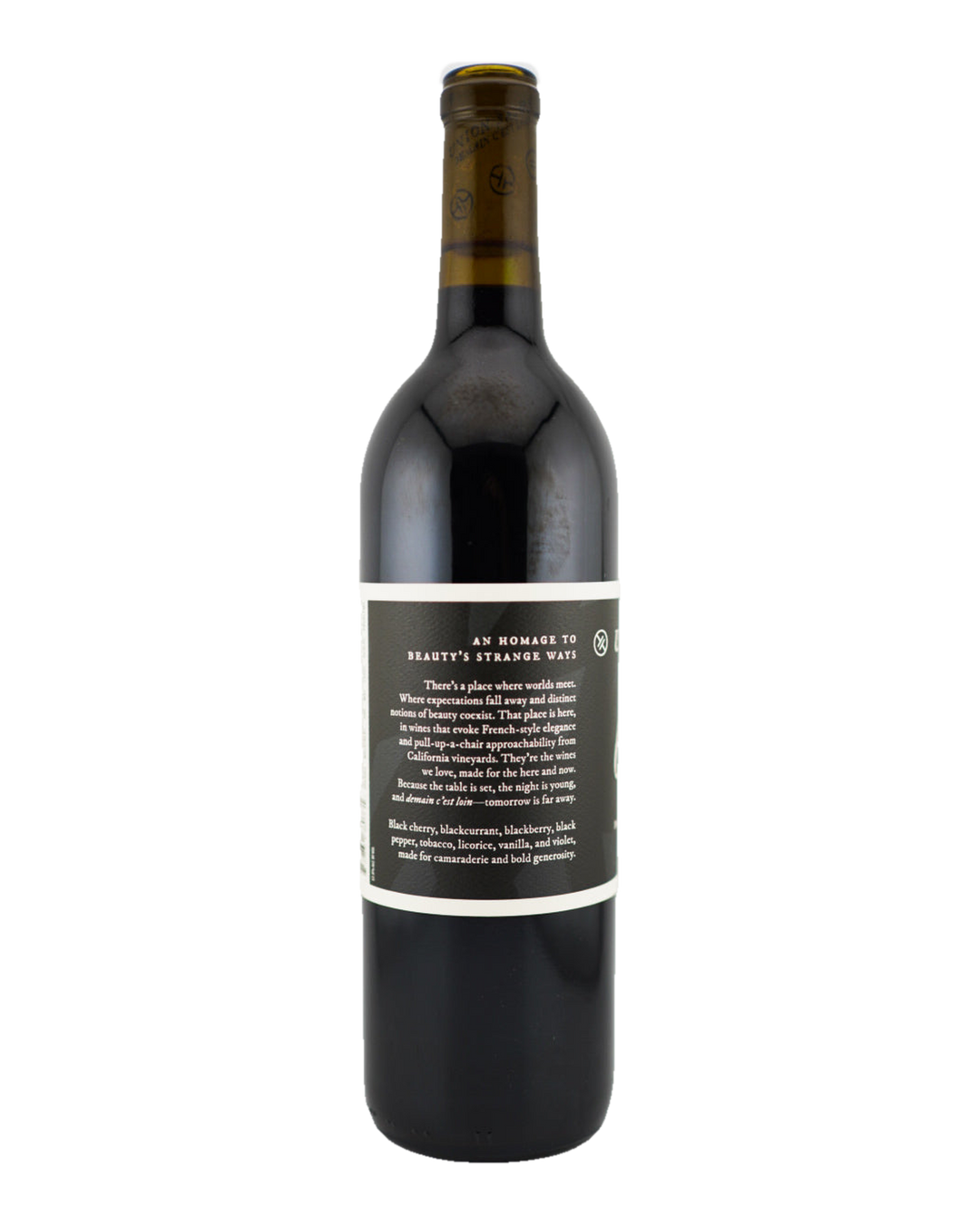 Bottle of Union Sacré Cabernet Sauvignon, Paso Robles, California 2024