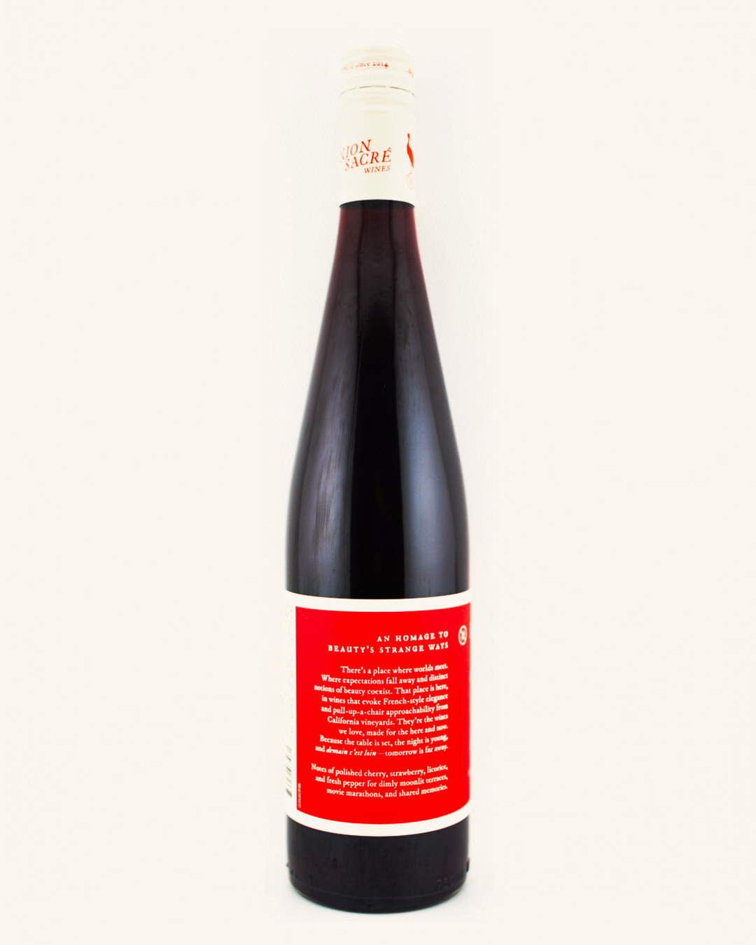 Bottle of Union Sacré Pinot Noir, Monterey County, California 2025