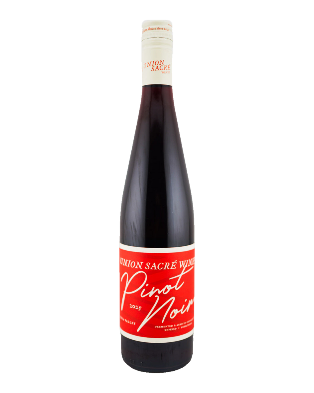 Bottle of Union Sacré Pinot Noir, Monterey County, California 2025