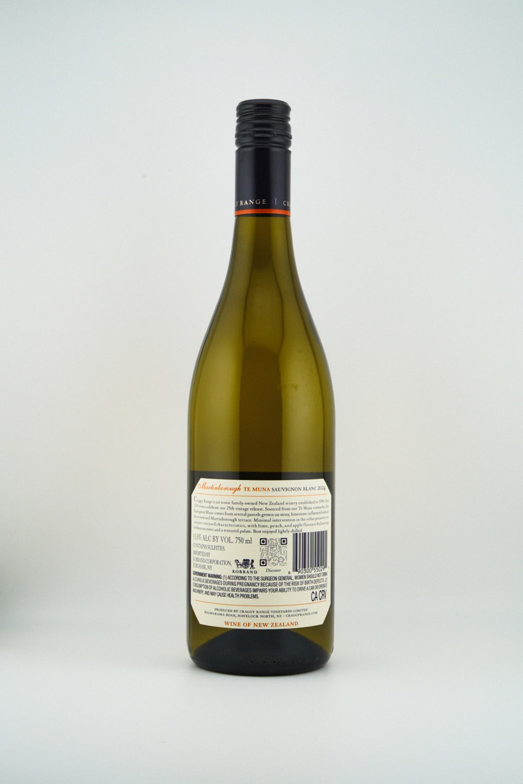 Craggy Range 'Te Muna' Sauvignon Blanc, Martinborough, New Zealand 2024