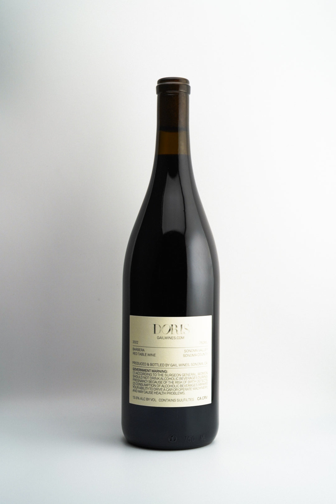 GAIL Wines "Doris" Red Table Wine, Sonoma Valley, California 2022