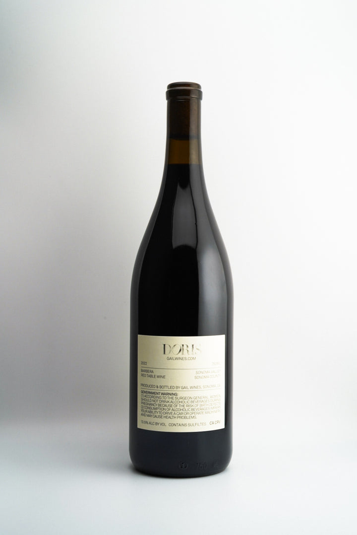 GAIL Wines "Doris" Red Table Wine, Sonoma Valley, California 2022