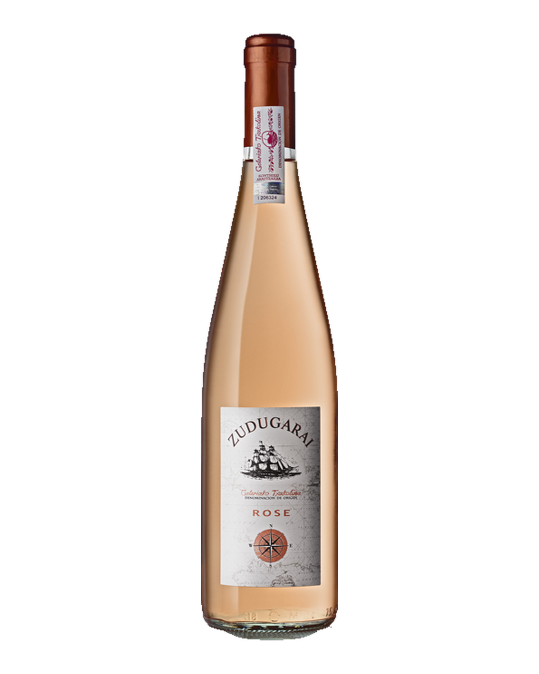 Bottle of Zudugarai Getariako Txakolina Rosé, Basque Country, Spain 2025
